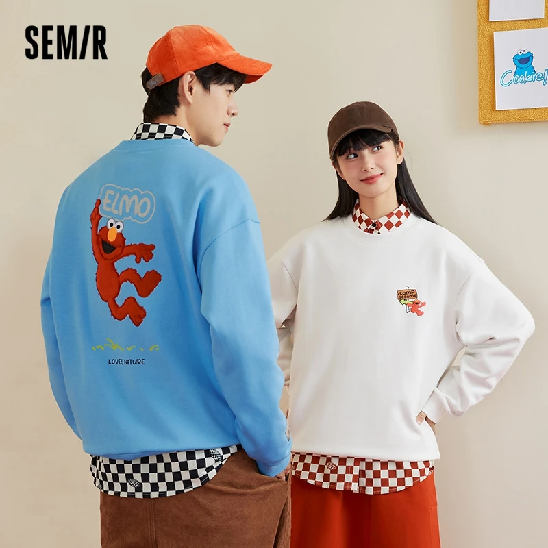 Semir Couple Sweatshirt 2022 Winter New Black Technology Sun-Silk Fabric O Nekc Pullover Cotton Hoodies For Man
Semir Couple Sweatshirt 2022 Winter New Black Technology Sun-Silk Fabric O Nekc Pullover Cotton Hoodies For Man