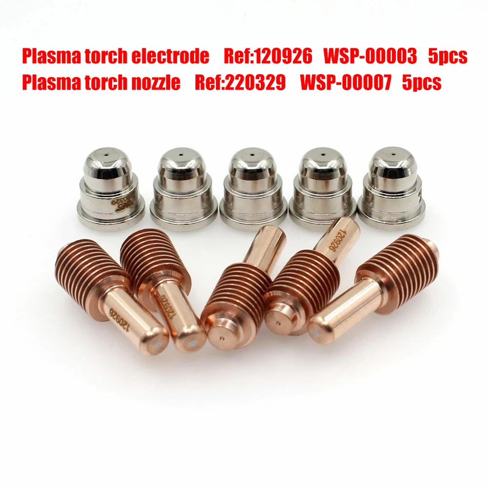 10pcs Plasma Torch Consumables Tips Electrode Kit 220329 120926 For MAX1250 Plasma Cutter Consumables Welding Parts
10pcs Plasma Torch Consumables Tips Electrode Kit 220329 120926 For MAX1250 Plasma Cutter Consumables Welding Parts