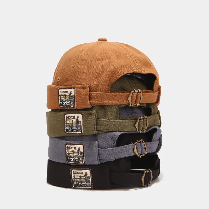 Short Punk Hat Women Trend New Retro Brimless Melon Skin Hat Fashion Versatile Hat Men Street Hip Hop Cap Without Visor
Short Punk Hat Women Trend New Retro Brimless Melon Skin Hat Fashion Versatile Hat Men Street Hip Hop Cap Without Visor