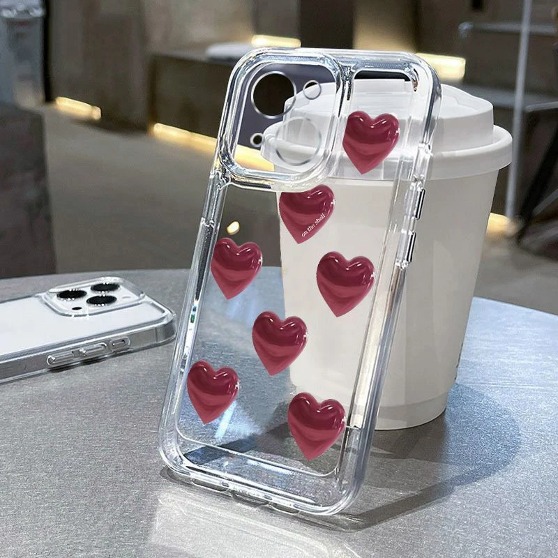 Case For iPhone 14 Pro Max Case iPhone 13 Pro Max Case iPhone 11 12 X XR XS 7 8 Plus SE 2020 Cover Love Heart Clear Soft Fundas
Case For iPhone 14 Pro Max Case iPhone 13 Pro Max Case iPhone 11 12 X XR XS 7 8 Plus SE 2020 Cover Love Heart Clear Soft Fundas