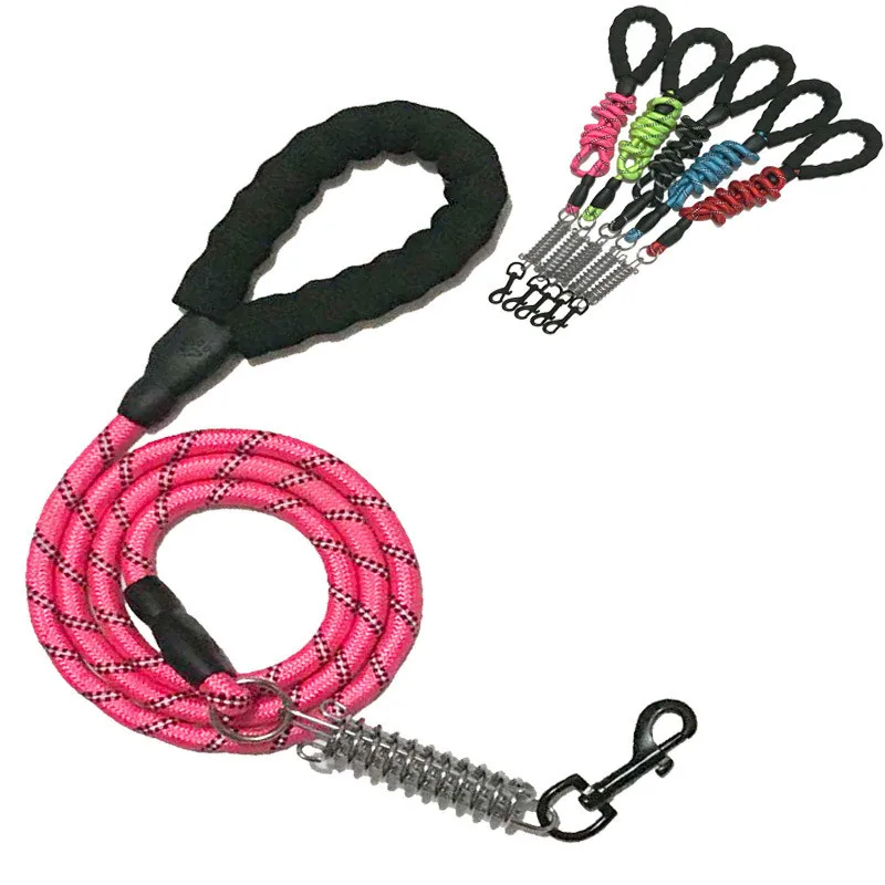 Nylon Reflective Retractable Dog Leash Multicolor 1.5m Training Dogs Leash Rope Black Buffer Shock Absorption Spring Pet Product
Nylon Reflective Retractable Dog Leash Multicolor 1.5m Training Dogs Leash Rope Black Buffer Shock Absorption Spring Pet Product