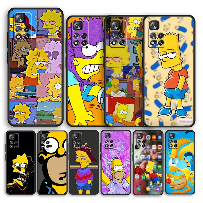 Disney Cute Simpson For Xiaomi Redmi Note 11 11T 10 9 8 7 6 5 4 Pro 5G 4G Silicone Soft Shockproof Black Phone Case
Disney Cute Simpson For Xiaomi Redmi Note 11 11T 10 9 8 7 6 5 4 Pro 5G 4G Silicone Soft Shockproof Black Phone Case