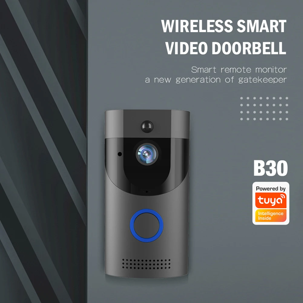 Tuya APP IP Door Bell Infrared Night Vision Waterproof Security Camera Electronic Alarm WiFi Doorbell Remote Monitoring for Home
Tuya APP IP Door Bell Infrared Night Vision Waterproof Security Camera Electronic Alarm WiFi Doorbell Remote Monitoring for Home