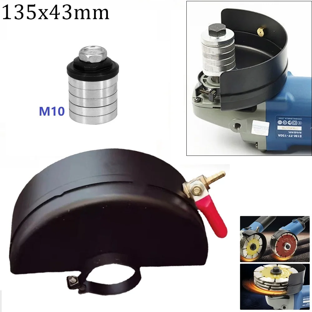 Angle Grinder Protector Cover 135*43mm With Copper Control Valve And M10 Adapter For Variable Slotting Grooving Machine Polishe
Angle Grinder Protector Cover 135*43mm With Copper Control Valve And M10 Adapter For Variable Slotting Grooving Machine Polishe