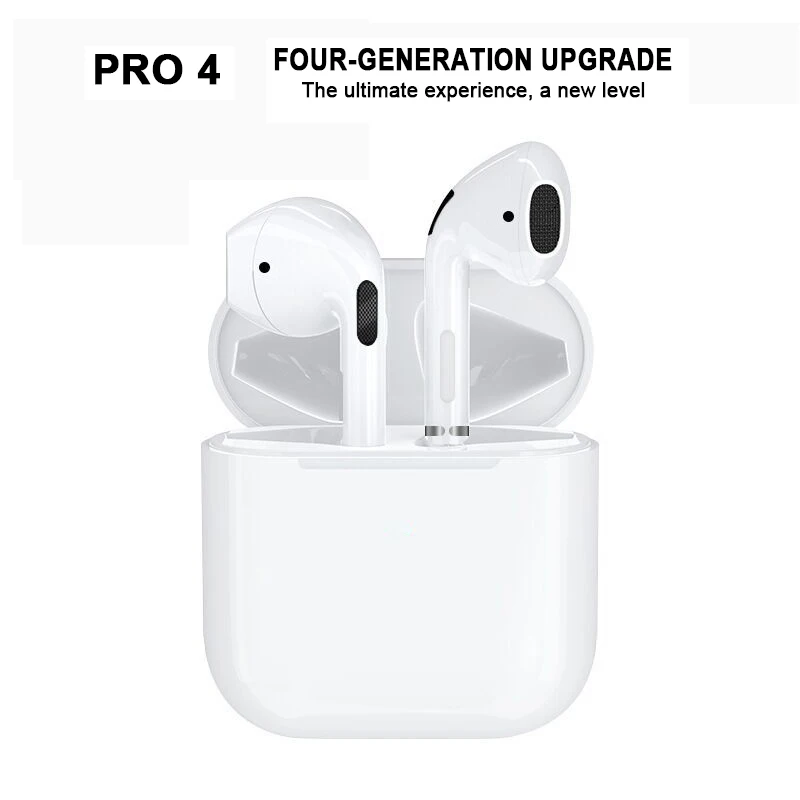 Pro 4 Bluetooth 5.0 Earphones TWS HD Call Wireless Headphone HiFi Music wireless Earbuds Sports Runing Headset For Smart Phone
Pro 4 Bluetooth 5.0 Earphones TWS HD Call Wireless Headphone HiFi Music wireless Earbuds Sports Runing Headset For Smart Phone
