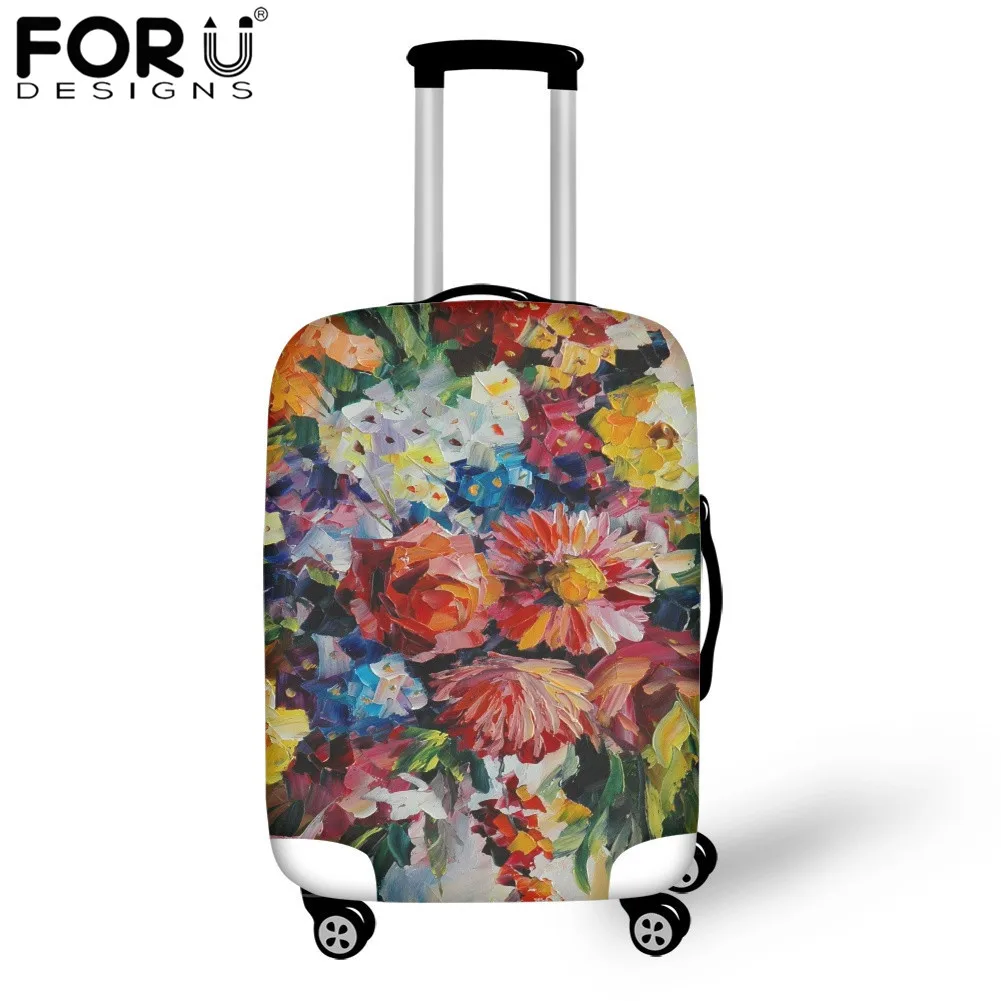 FORUDESIGNS Oil Painting Flowers Luggage Covers Travel Suitcase Case Cover Daisy Rose Design Elastic Protective Covers Washable
FORUDESIGNS Oil Painting Flowers Luggage Covers Travel Suitcase Case Cover Daisy Rose Design Elastic Protective Covers Washable