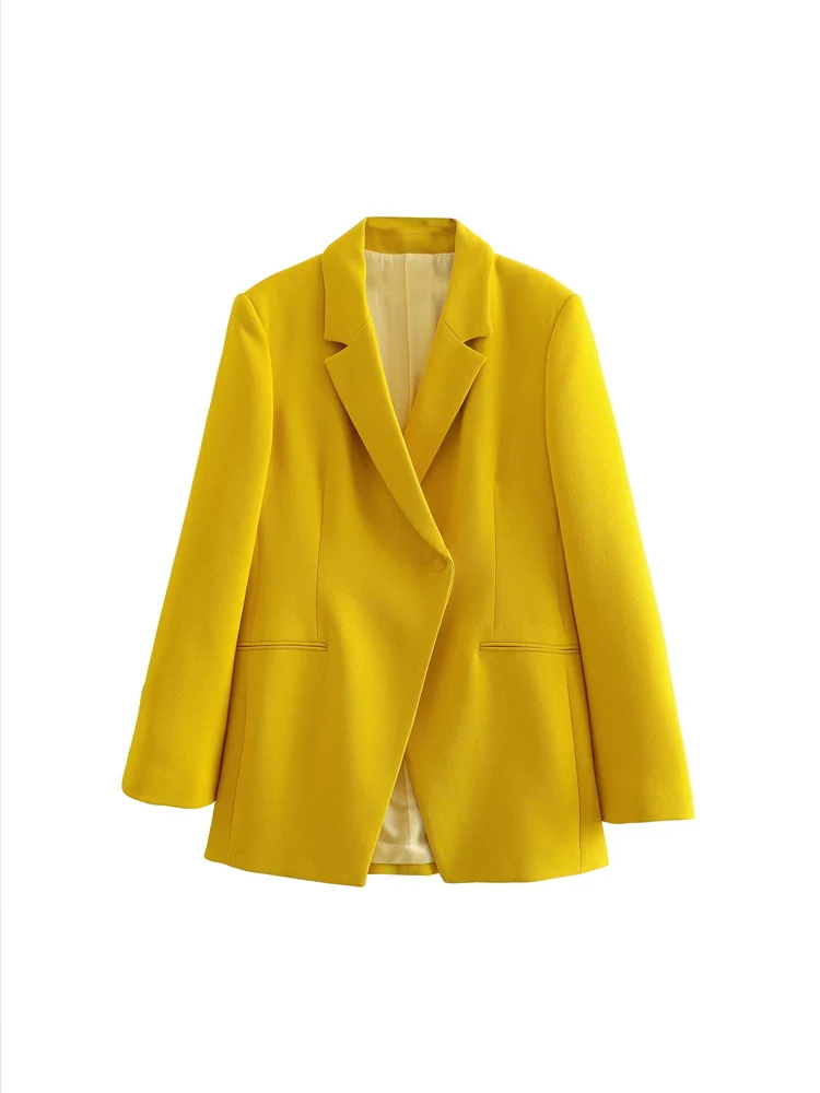 2022 Summer Women Casual Solid Blazers Coats Fashion Single Button Female Elegant Street OL Blazer Outerwear
2022 Summer Women Casual Solid Blazers Coats Fashion Single Button Female Elegant Street OL Blazer Outerwear