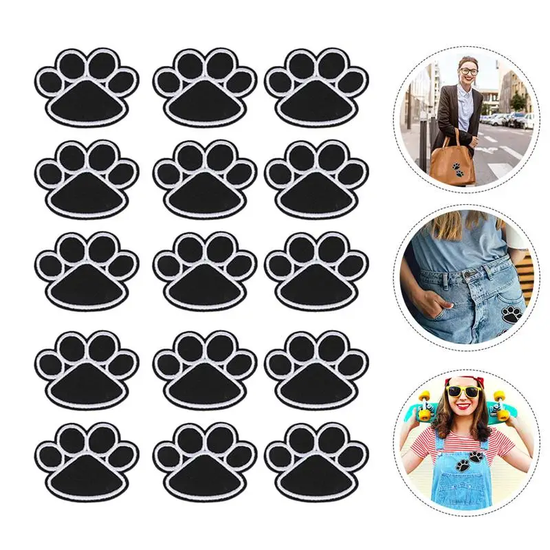 15Pcs Dog Paw Design Iron On Patches Chic Clothes Appliques Clothes Repair Patches
15Pcs Dog Paw Design Iron On Patches Chic Clothes Appliques Clothes Repair Patches
