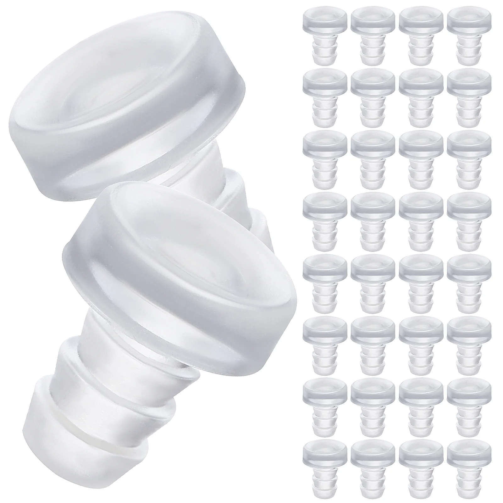 200 Pcs Stem Bumpers Clear Anti-collision Bumpers with Stem for Cabinet Doors Patio Furniture
200 Pcs Stem Bumpers Clear Anti-collision Bumpers with Stem for Cabinet Doors Patio Furniture
