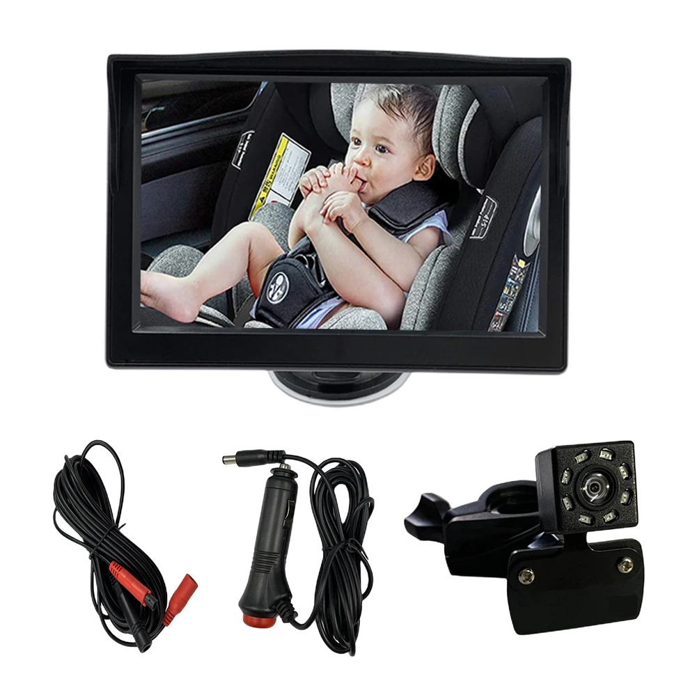 5 Inch Car Baby Monitor LCD Display Car Baby Camera Infrared Night Vision Baby Car Mirror IP68 Waterproof 150 Degree View Angle
5 Inch Car Baby Monitor LCD Display Car Baby Camera Infrared Night Vision Baby Car Mirror IP68 Waterproof 150 Degree View Angle