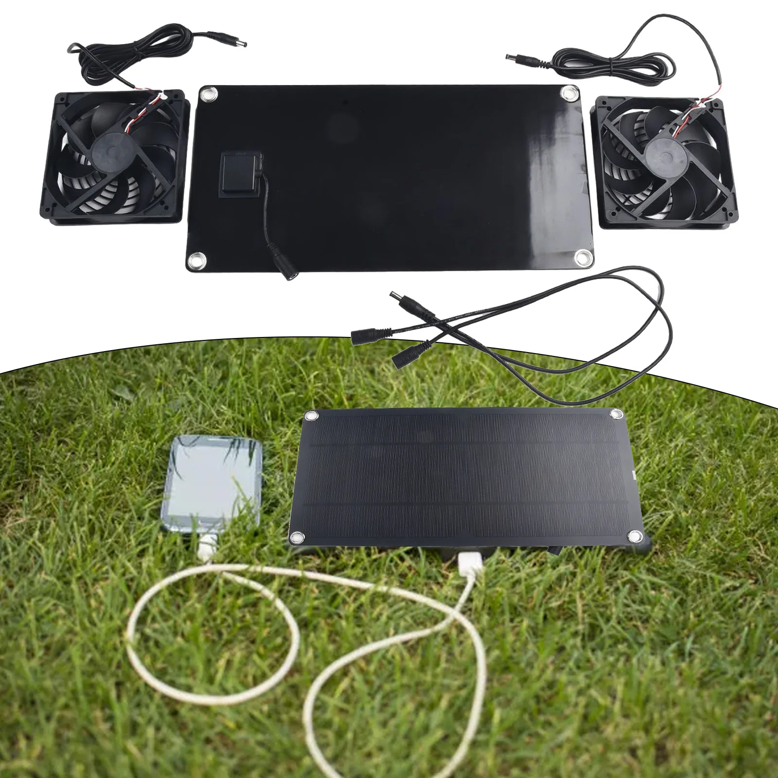 10W 12V Solar Exhaust Fan 6 Inch Ventilator Solar Panel Powered Fan Air Extractor For Dog Chicken House Greenhouse RV Car Fan
10W 12V Solar Exhaust Fan 6 Inch Ventilator Solar Panel Powered Fan Air Extractor For Dog Chicken House Greenhouse RV Car Fan