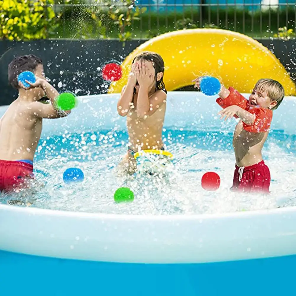50Pcs Water Balls Super Soft Eco-friendly Cotton Colorful Balls Water Balloons Swimming Pool Toys for Summer
50Pcs Water Balls Super Soft Eco-friendly Cotton Colorful Balls Water Balloons Swimming Pool Toys for Summer