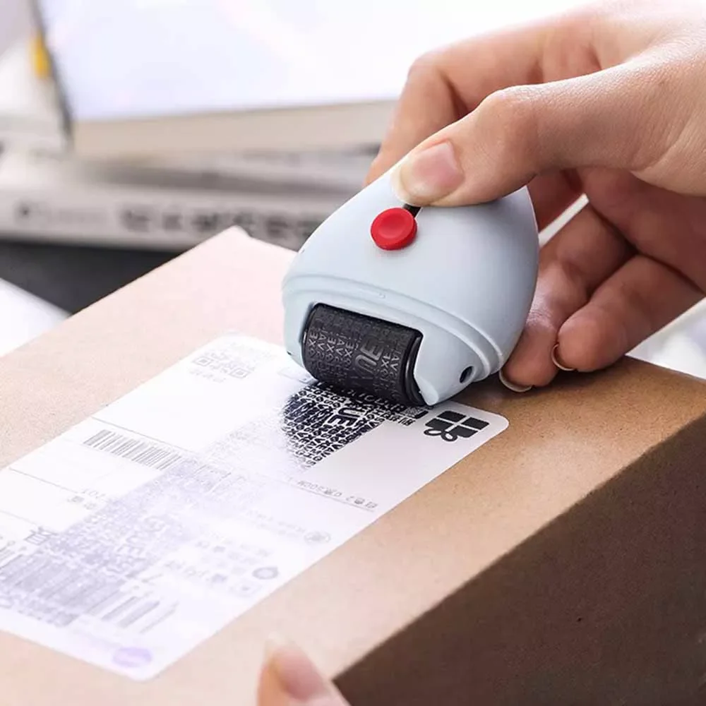 Self-Inking Identity Theft Protection Roller Stamp for Privacy Confidential Data Guard Your ID for Courier and Documents
Self-Inking Identity Theft Protection Roller Stamp for Privacy Confidential Data Guard Your ID for Courier and Documents