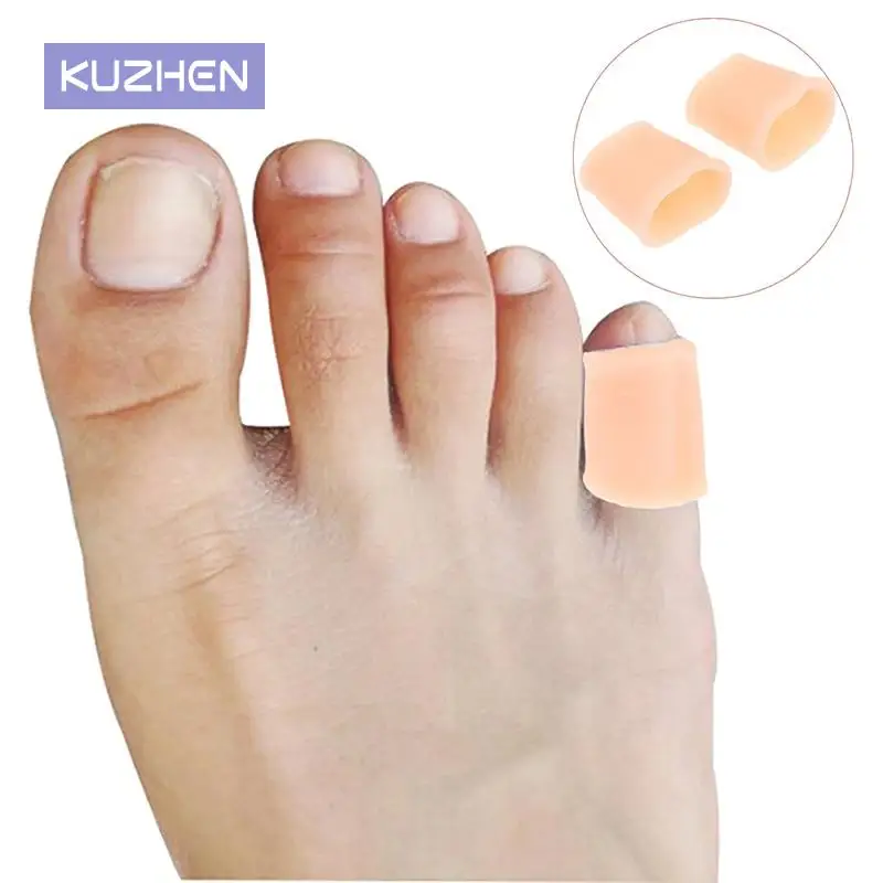 2 Pcs Silicone Gel Foot Finger Little Toe Tube Corns Blisters Bunion Corrector Pain Relief Pinkie Protector Sleeve
2 Pcs Silicone Gel Foot Finger Little Toe Tube Corns Blisters Bunion Corrector Pain Relief Pinkie Protector Sleeve