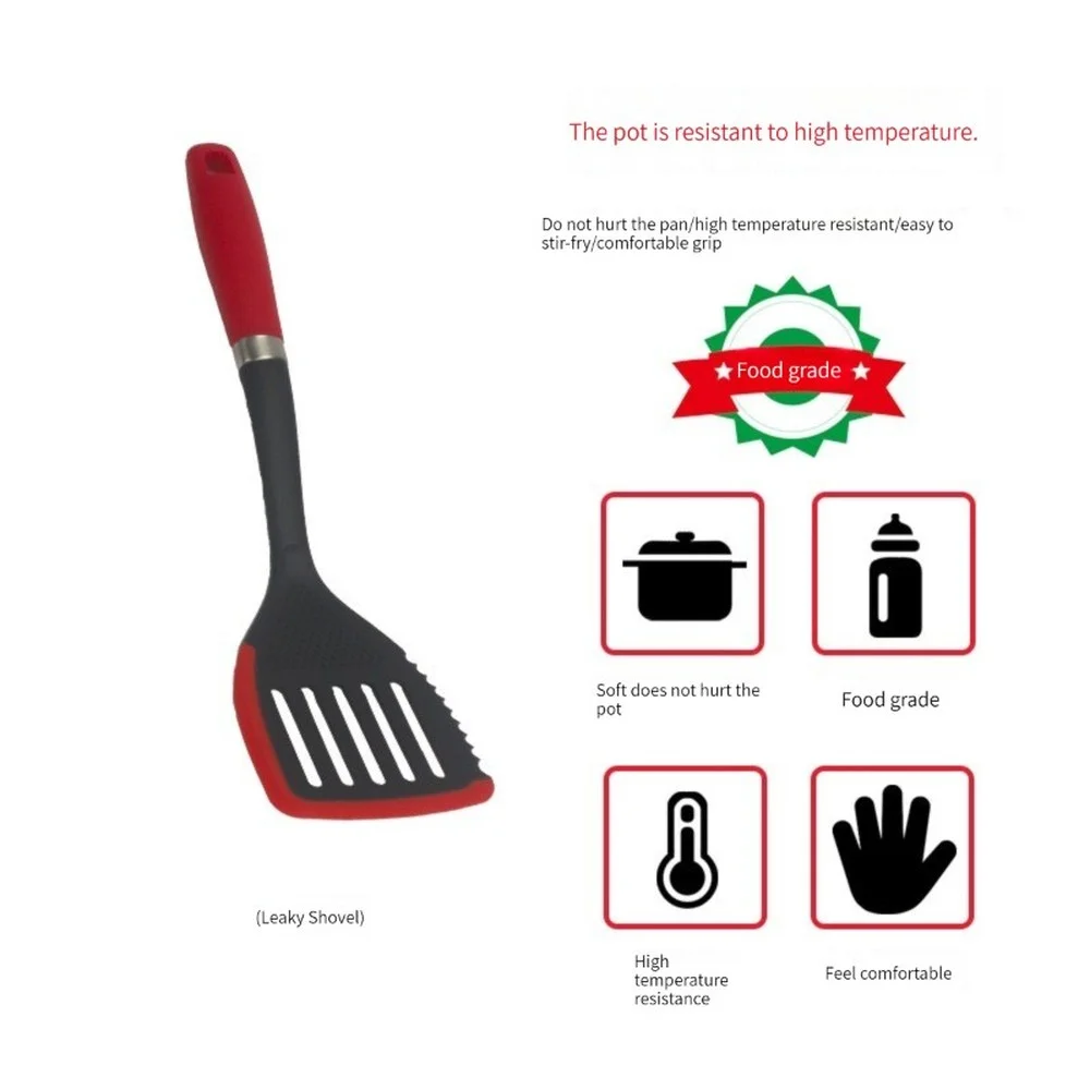 Kitchen utensils non stick pot special household spatula cooking high temperature resistant food grade soup spoon utensils set
Kitchen utensils non stick pot special household spatula cooking high temperature resistant food grade soup spoon utensils set