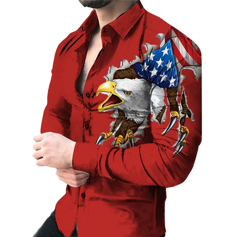 Graphic Printing of Men's Shirts In Summer Button Top Long Sleeve Button Shirt Clothing Design Comfortable Customizable Images
Graphic Printing of Men's Shirts In Summer Button Top Long Sleeve Button Shirt Clothing Design Comfortable Customizable Images