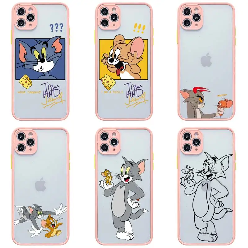 Funny mouse tom Jerry Phone Case For iphone 13 12 11 Pro Max Mini XS 8 7 Plus X SE 2020 XR Light pink Matte Transparent Cover
Funny mouse tom Jerry Phone Case For iphone 13 12 11 Pro Max Mini XS 8 7 Plus X SE 2020 XR Light pink Matte Transparent Cover