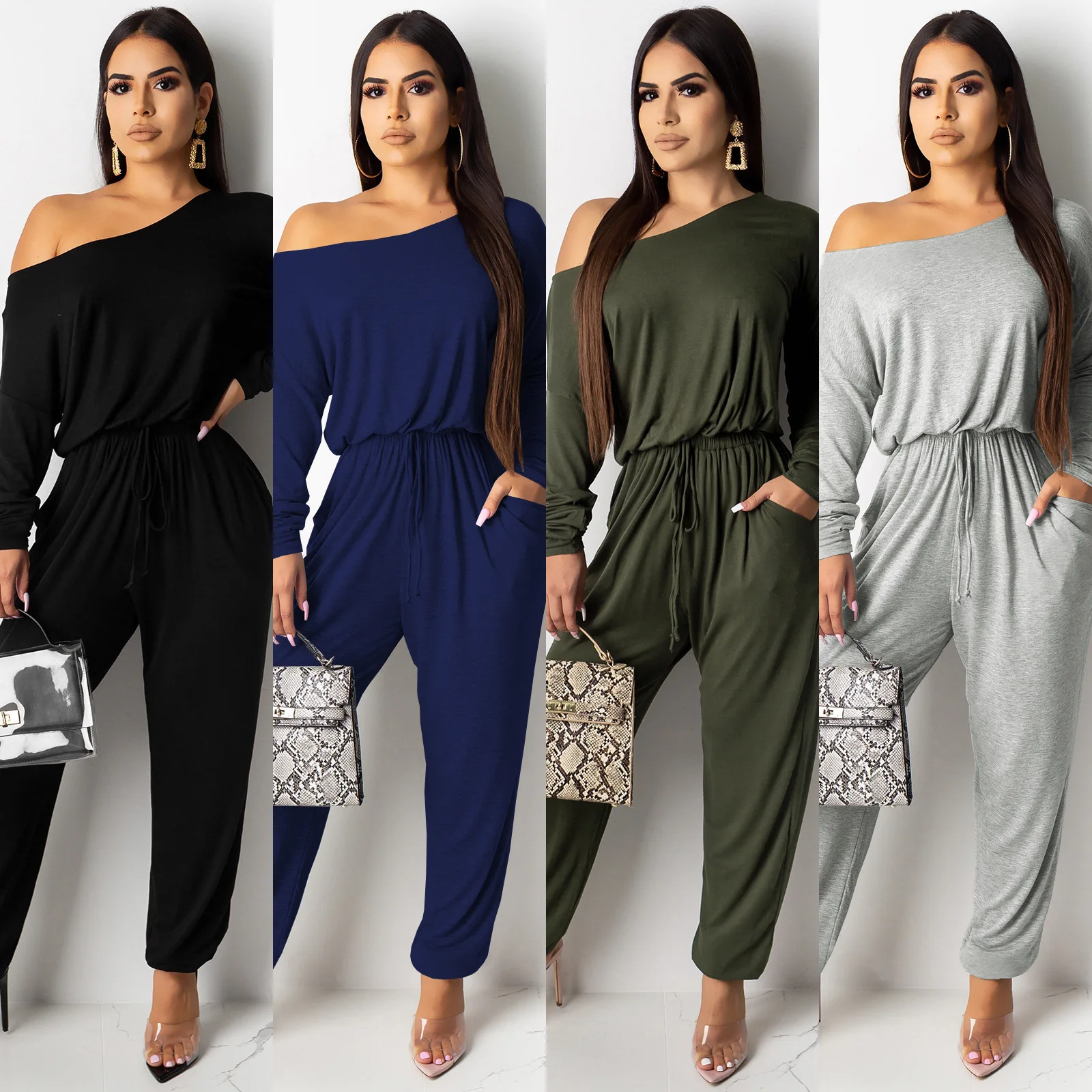 Urban Style Classic Solid Color Jumpsuit Autumn New Casual Sexy Elegant Jumpsuit for Women Youth 2022 Fashion Wholesale
Urban Style Classic Solid Color Jumpsuit Autumn New Casual Sexy Elegant Jumpsuit for Women Youth 2022 Fashion Wholesale