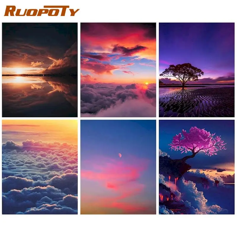 RUOPOTY DIY Diamond Painting colorful sky Full Square Diamond Embroidery Daisy tree Mosaic Pictures Handmade Craft Kit Needlewor
RUOPOTY DIY Diamond Painting colorful sky Full Square Diamond Embroidery Daisy tree Mosaic Pictures Handmade Craft Kit Needlewor