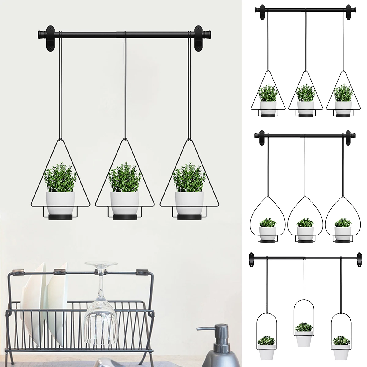 Hanging Planter Adjustable Plant Hanger Home Decor Hanging Plant Flower Pot Holder for Kitchen Balcony Garden Home Decor 
Hanging Planter Adjustable Plant Hanger Home Decor Hanging Plant Flower Pot Holder for Kitchen Balcony Garden Home Decor