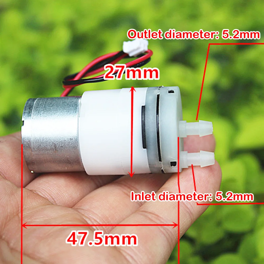 Micro 310 Diaphragm Water Pump DC 3.7V 5V Negative Pressure Self-priming Pump Air Pump for Fish Tank Aqurium Oxygen Pump
Micro 310 Diaphragm Water Pump DC 3.7V 5V Negative Pressure Self-priming Pump Air Pump for Fish Tank Aqurium Oxygen Pump