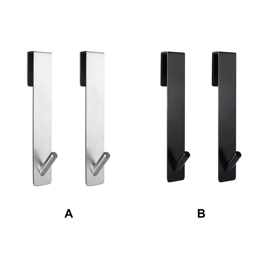 2 Pieces Over the Door Hooks Stainless Steel Z-shaped Extended Waterproof Towel Racks for Bathroom Coats Hoodies
2 Pieces Over the Door Hooks Stainless Steel Z-shaped Extended Waterproof Towel Racks for Bathroom Coats Hoodies
