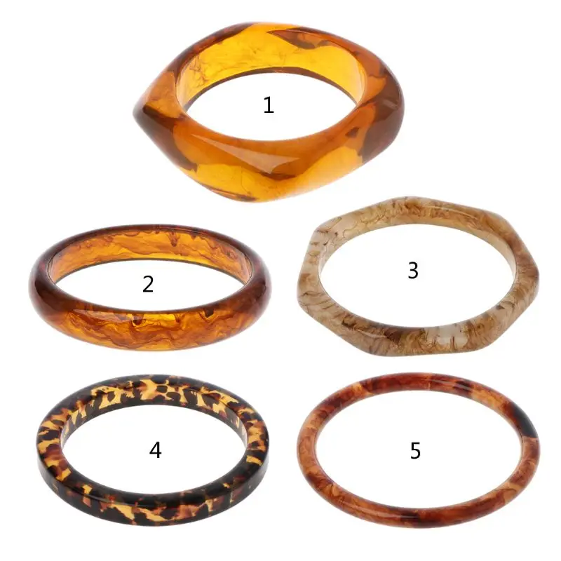 Exquisite Brown Leopard Mottled Bangle Polygon Bracelet Jewelry for Teen Girls
Exquisite Brown Leopard Mottled Bangle Polygon Bracelet Jewelry for Teen Girls