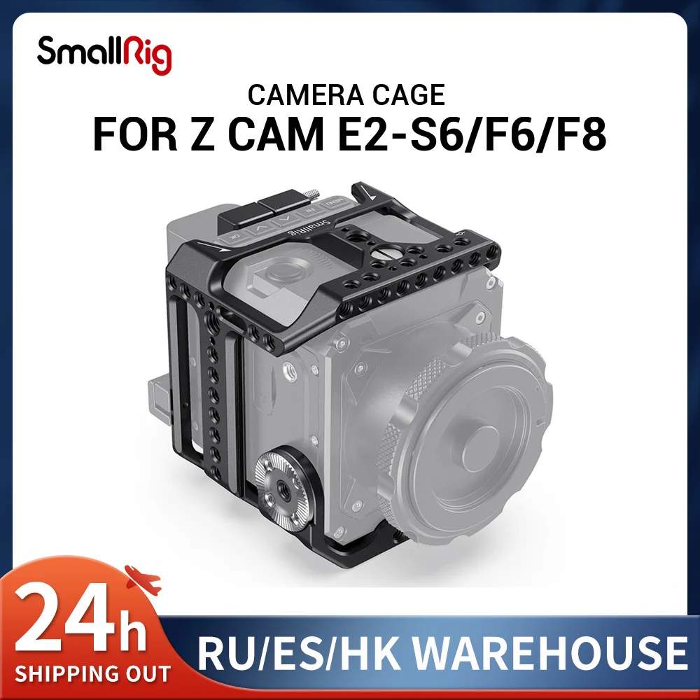 

SmallRig S6 Camere Cage for Z CAM E2-S6 / F6 / F8 Camera Form Fitting Full Cage With Arri Rosette for DIY Options 2423