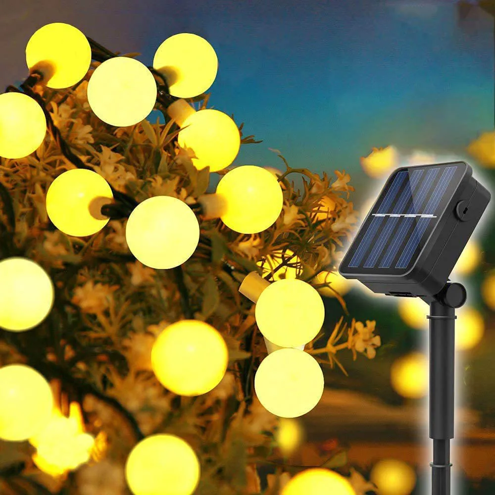 12M 100Balls Solar LED String Light Outdoor Garland Chain Bulb Fairy Lamp for Mother's Day Party Wedding Christmas Garden Decor
12M 100Balls Solar LED String Light Outdoor Garland Chain Bulb Fairy Lamp for Mother's Day Party Wedding Christmas Garden Decor