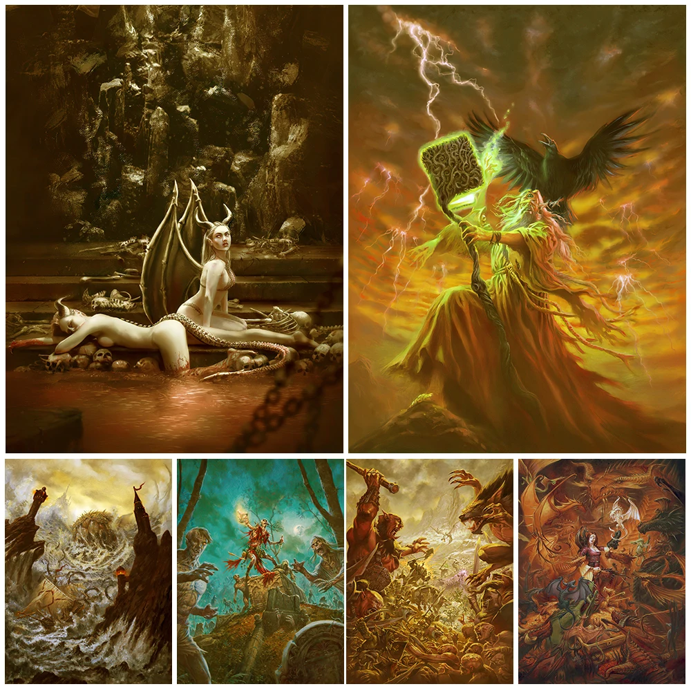 King Of Zombies Vintage Wall Art Canvas Painting The Wizard Book Of Magic Retro Poster Print Mystery Dark Horror Art Print Decor
King Of Zombies Vintage Wall Art Canvas Painting The Wizard Book Of Magic Retro Poster Print Mystery Dark Horror Art Print Decor