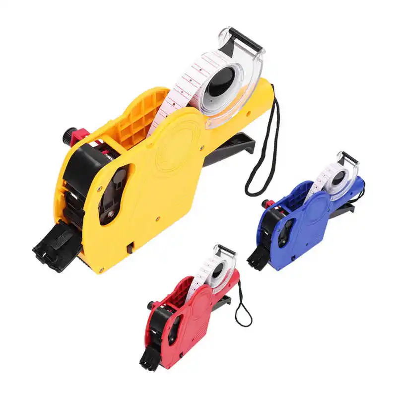 8 Digits Price Tag Plastic Shell Manual Labeling Machine with Cartridge for Warehouse for Clothing Store
8 Digits Price Tag Plastic Shell Manual Labeling Machine with Cartridge for Warehouse for Clothing Store