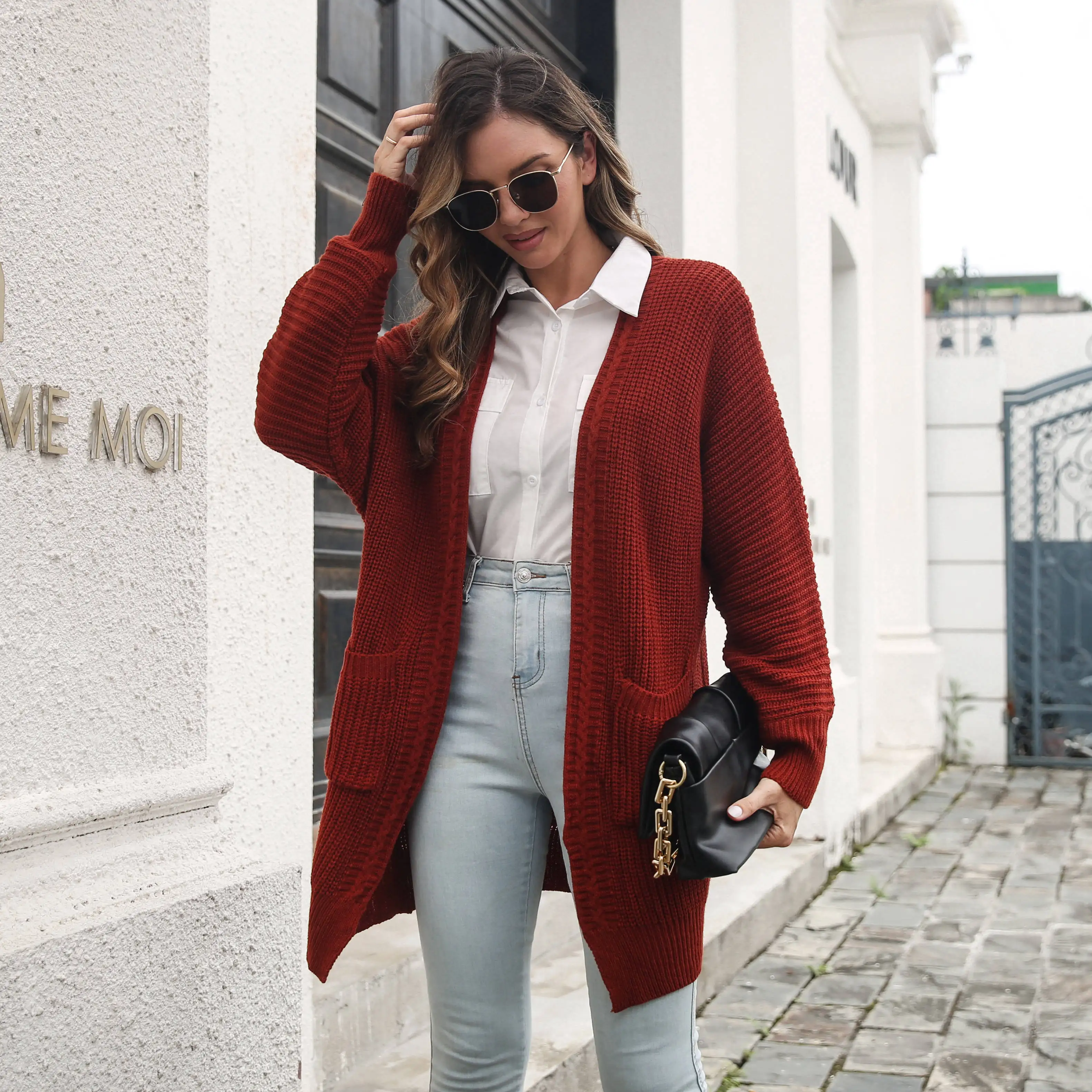 2023 Fashion New Long Knitted Cardigan Pocket Sweater Women's Autumn/Winter Top Clothing Y2k
2023 Fashion New Long Knitted Cardigan Pocket Sweater Women's Autumn/Winter Top Clothing Y2k