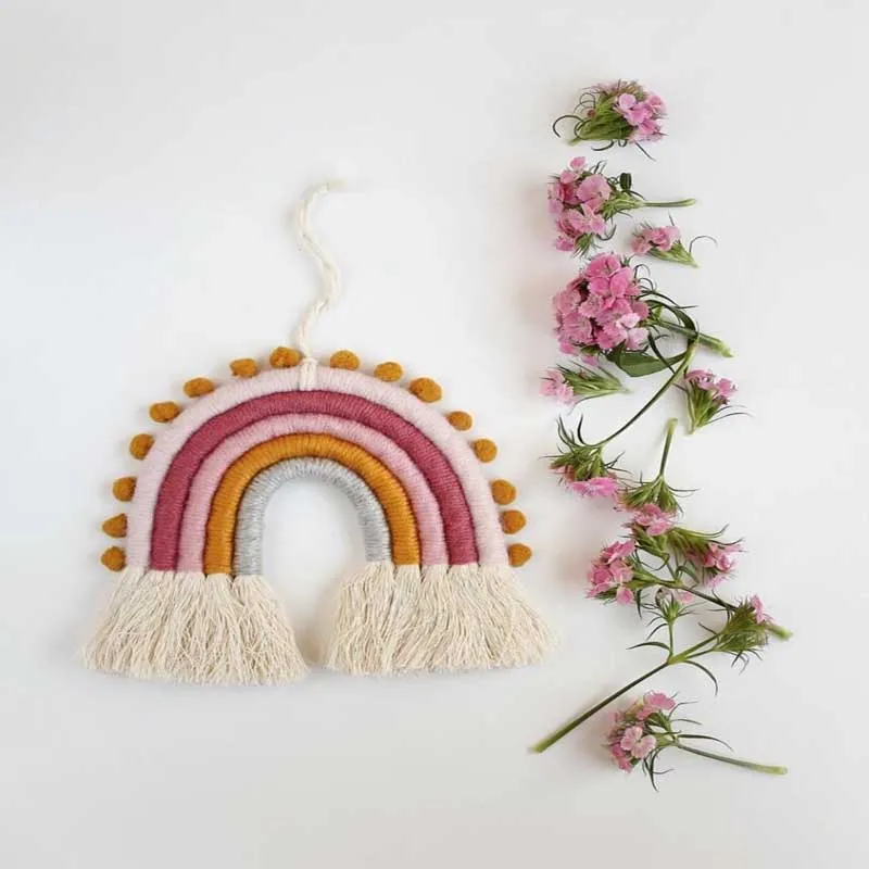Handmade Rainbow Ornament Boho Rainbow Tassels Balls Kids Room Wall Hanging Decor Girls Room Ornaments Photograph Props
Handmade Rainbow Ornament Boho Rainbow Tassels Balls Kids Room Wall Hanging Decor Girls Room Ornaments Photograph Props