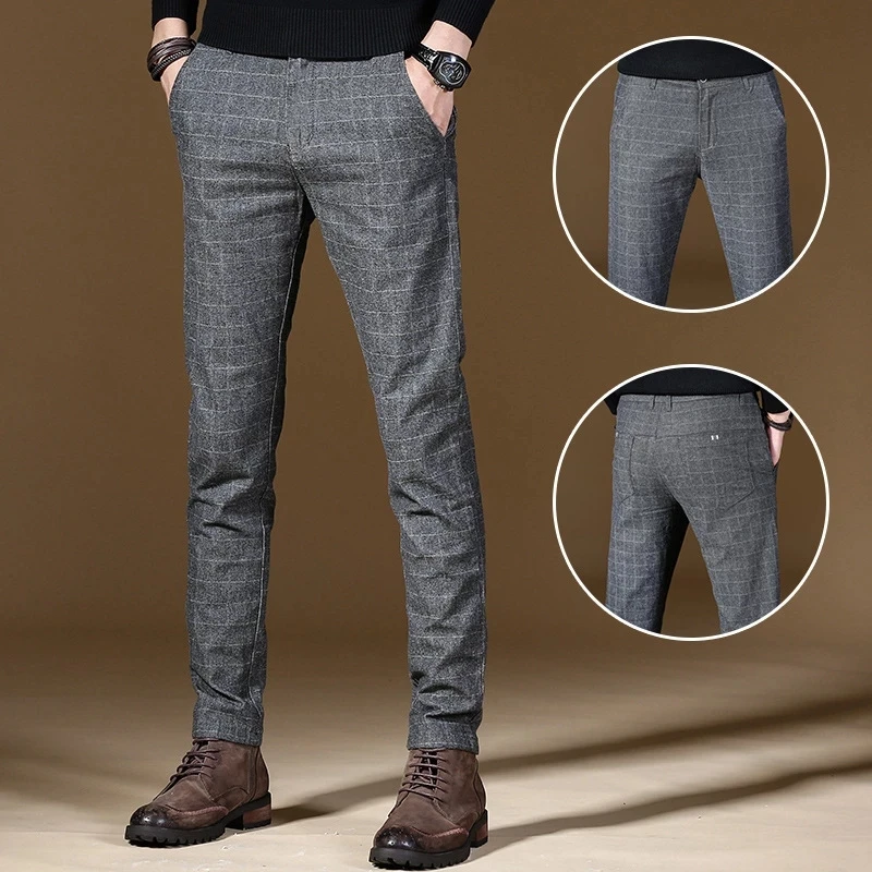 2022 New Classic Style Men's Casual Pants Business Fashion Black Gray Elastic Regular Fit Brand Trousers High Quality Clothes
2022 New Classic Style Men's Casual Pants Business Fashion Black Gray Elastic Regular Fit Brand Trousers High Quality Clothes