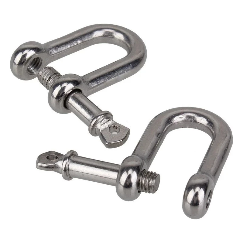 2 PCS 304 Stainless Steel M8 Boat Rigging Euro D Type Connecting Ring Key Pin Marine Shackle Rigging Accessories
2 PCS 304 Stainless Steel M8 Boat Rigging Euro D Type Connecting Ring Key Pin Marine Shackle Rigging Accessories