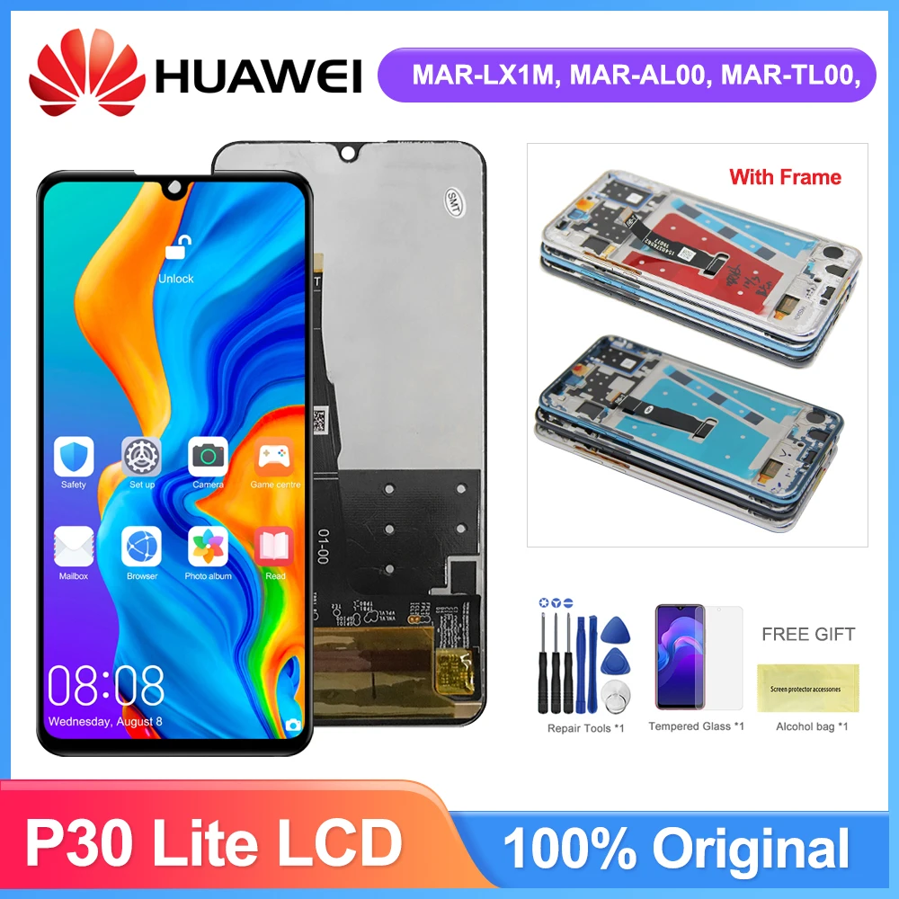 6.15'' Display Screen for Huawei P30 lite Lcd Display Touch Screen Digitizer Assembly With Frame for Huawei P30 lite MAR-LX1M
6.15'' Display Screen for Huawei P30 lite Lcd Display Touch Screen Digitizer Assembly With Frame for Huawei P30 lite MAR-LX1M