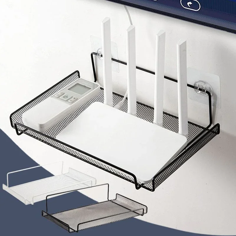 Wall-mounted Router Holder Television Set-Top Box Holder Metal Router Storage Rack Organizer for Home Living Room Bedroom
Wall-mounted Router Holder Television Set-Top Box Holder Metal Router Storage Rack Organizer for Home Living Room Bedroom