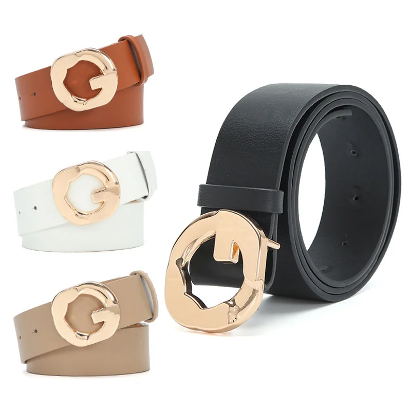 Gold Alloy Geometric Button Fashion Decoration PU Ladies Student Youth Decorative Belt Women's Solid Color Punk Wind Wide Belt
Gold Alloy Geometric Button Fashion Decoration PU Ladies Student Youth Decorative Belt Women's Solid Color Punk Wind Wide Belt