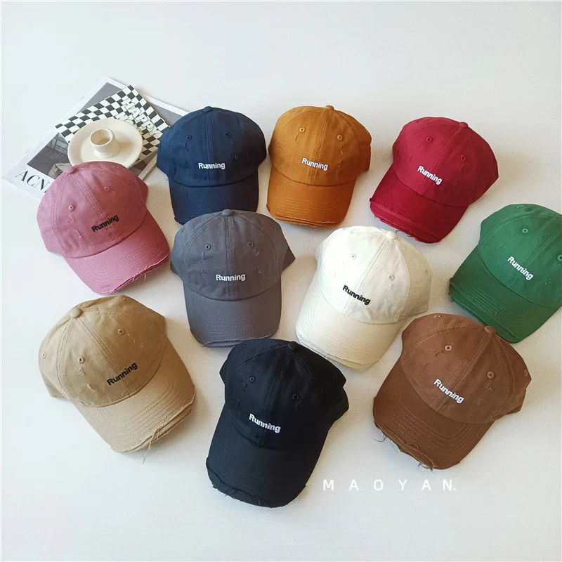 Children Four Seasons Do old embroidery letters baseball cap Unisex fashion Hip hop hole cap
Children Four Seasons Do old embroidery letters baseball cap Unisex fashion Hip hop hole cap
