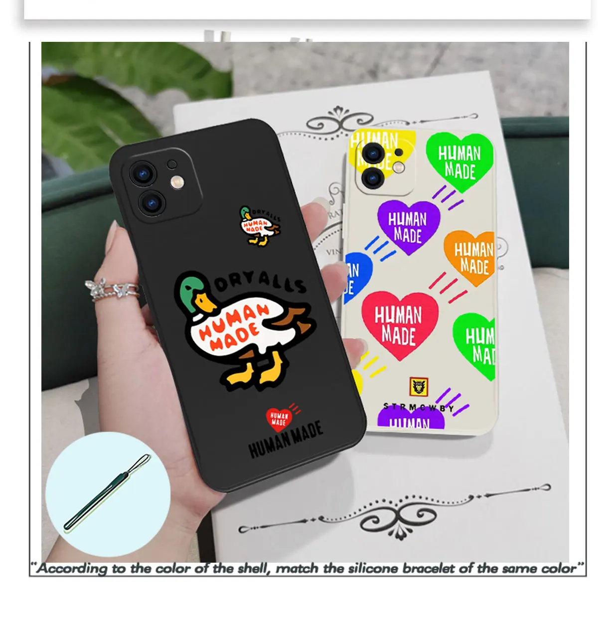 Cartoon Luxury HUMAN MADE Phone Case For Xiaomi Redmi Note 12 11 11T 10 10S 9 Pro Plus 10C 9T K40 K50 K60 4G 5G With Hand Strap
Cartoon Luxury HUMAN MADE Phone Case For Xiaomi Redmi Note 12 11 11T 10 10S 9 Pro Plus 10C 9T K40 K50 K60 4G 5G With Hand Strap