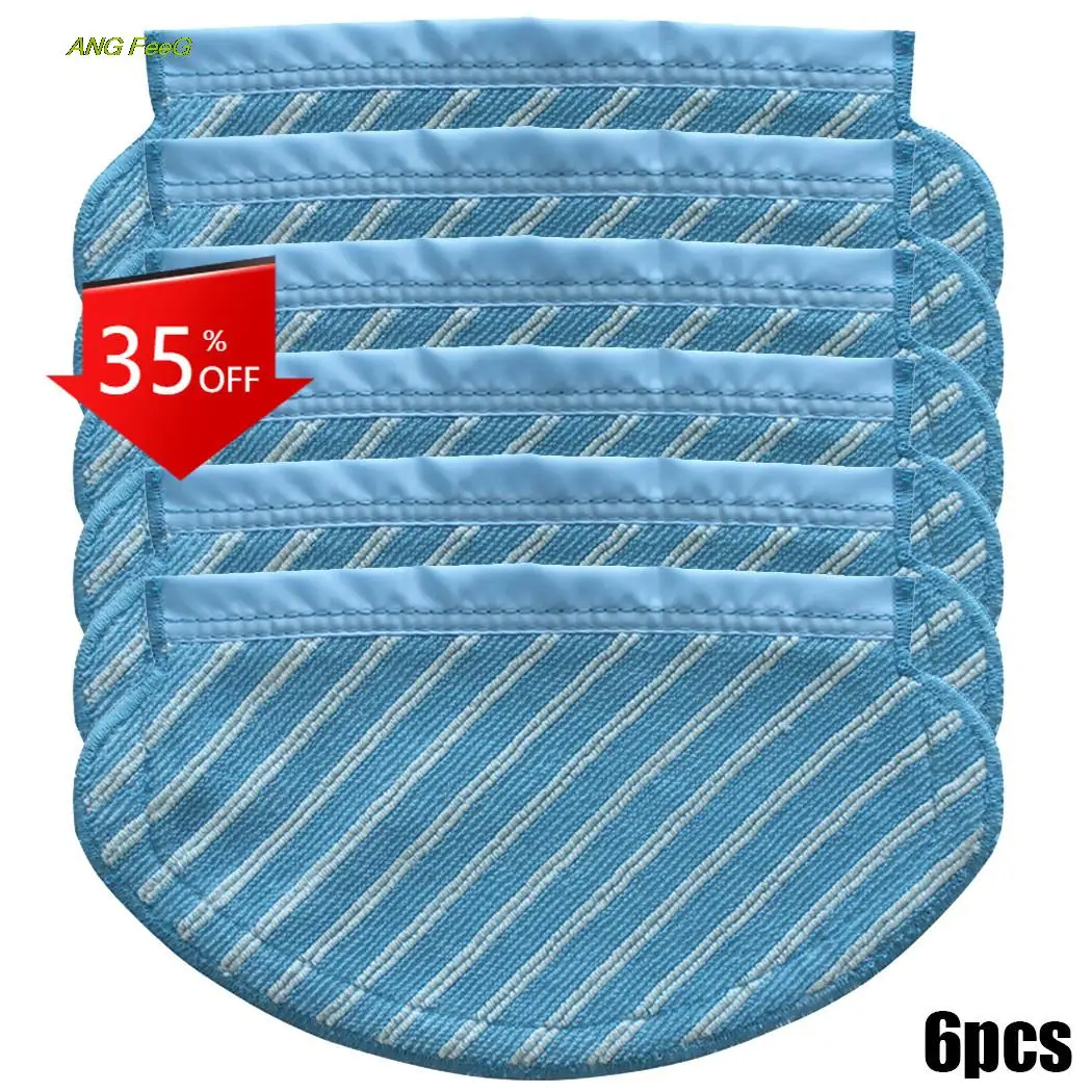 6 X Mop Cloths Microfiber Pads For Ecovacs Deebot Ozmo 920 950 T5 Vacuum Cleaner Cover Mopping Cloth Mop Pad Sweeper Replacement
6 X Mop Cloths Microfiber Pads For Ecovacs Deebot Ozmo 920 950 T5 Vacuum Cleaner Cover Mopping Cloth Mop Pad Sweeper Replacement