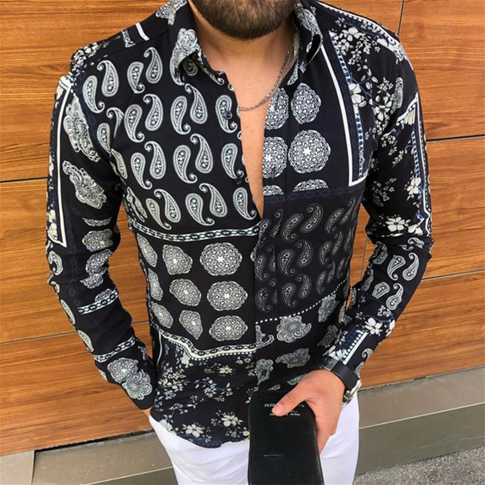 Tops For Man Men Shirts Casual Holiday Leopard Printed Long Sleeve Loose Plus Size Shirt Slim Splicing Strreetwear
Tops For Man Men Shirts Casual Holiday Leopard Printed Long Sleeve Loose Plus Size Shirt Slim Splicing Strreetwear