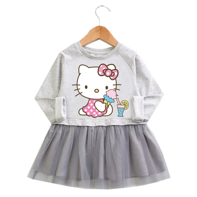 Hello Kitty kids clothes girls dress 2022 spring and autumn new girls dress cartoon long-sleeved mesh skirt baby princess dress
Hello Kitty kids clothes girls dress 2022 spring and autumn new girls dress cartoon long-sleeved mesh skirt baby princess dress