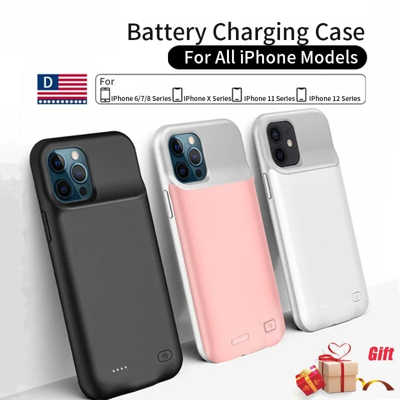 Battery Charger Case For iPhone 7 8 6 6S Plus Charging Case For iPhone X XS 12 11 Pro Max Portable Power Bank Charger
Battery Charger Case For iPhone 7 8 6 6S Plus Charging Case For iPhone X XS 12 11 Pro Max Portable Power Bank Charger