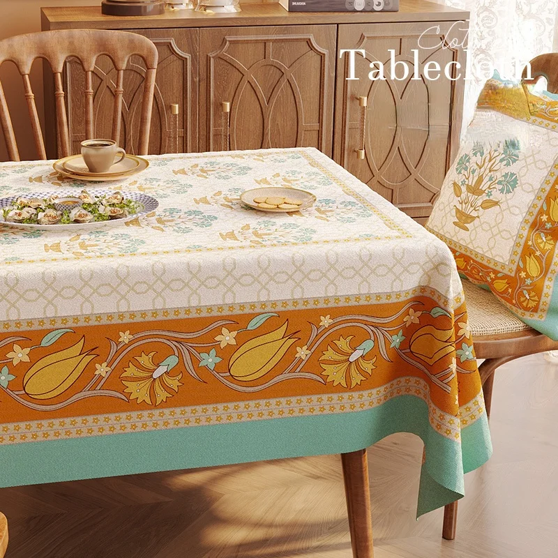 Роскошная скатерть в американсветильник стиле, декоративная водонепроницаемая ткань в пасторальном стиле с тюльпаном для журнального сто... 
Роскошная скатерть в американсветильник стиле, декоративная водонепроницаемая ткань в пасторальном стиле с тюльпаном для журнального сто...