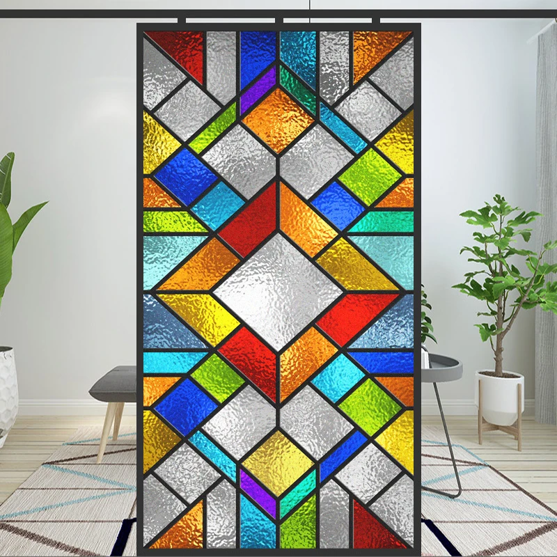 Privacy Windows Film Stained Glass Window Stickers No Glue Static Cling Frosted Windows Film for Home
Privacy Windows Film Stained Glass Window Stickers No Glue Static Cling Frosted Windows Film for Home