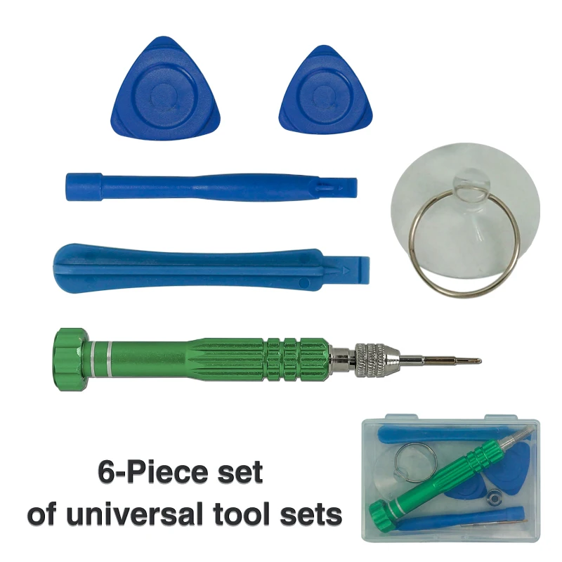 Universal 6 in 1 6Pcs Repair Tool Metal Pry Bar Mobile Phone Disassemble Tools Kit With Tool Box For Sellphone Repair
Universal 6 in 1 6Pcs Repair Tool Metal Pry Bar Mobile Phone Disassemble Tools Kit With Tool Box For Sellphone Repair