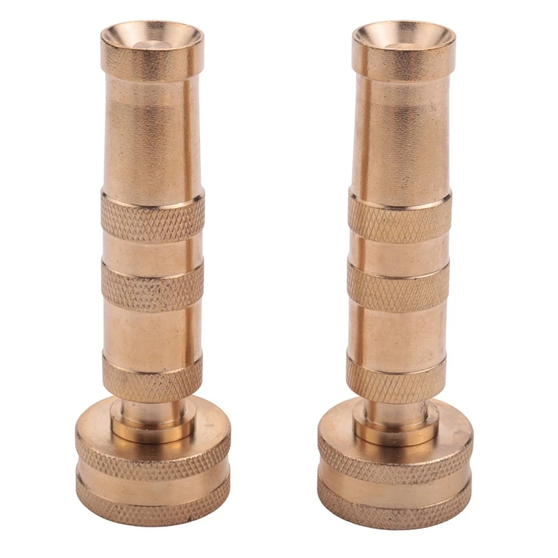 Heavy-Duty Brass Adjustable Twist Hose Nozzle, 2 Pack, Garden Watering Brass Hose Nozzle Home
Heavy-Duty Brass Adjustable Twist Hose Nozzle, 2 Pack, Garden Watering Brass Hose Nozzle Home