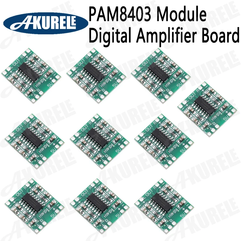 Супер плата цифрового усилителя PAM8403, 10 шт., 2*3 Вт, класс D, эффективный переключатель потенциометра, эффективный источник питания 2,5 5 В
Супер плата цифрового усилителя PAM8403, 10 шт., 2*3 Вт, класс D, эффективный переключатель потенциометра, эффективный источник питания 2,5 5 В