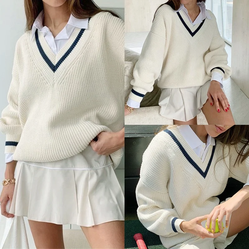 Women Korean Style Knitted Basic Sweater Pullover Long Sleeve Casual Sweater Jumpers Tops Outerwear
Women Korean Style Knitted Basic Sweater Pullover Long Sleeve Casual Sweater Jumpers Tops Outerwear